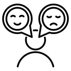 behavior single icon