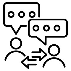 communication single icon