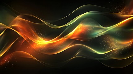 Fototapeta premium Colorful Abstract Background with Glowing Lights and Vibrant Effects