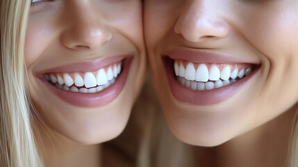 Obraz premium Smiling friends share joyful moment outdoors portrait natural light