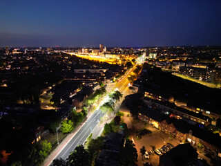 Nightfall in Nijmegen, City Lights and Tranquility.