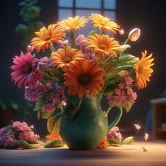 beautiful_flowers in pot