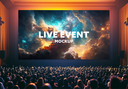 Live Event Display Mockup