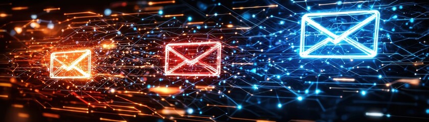 Digital Email Network Transmission.