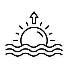 Obraz premium Sunrise Icon