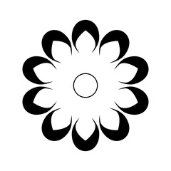 Blossom Flower Ornamental Decoration Icon