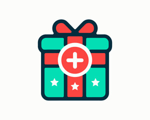 Obraz premium first aid kit icon