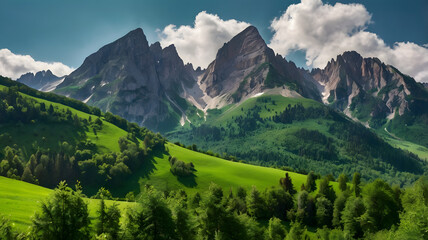 Fototapeta premium Morskie Oko: The Jewel of the Tatra Mountains: