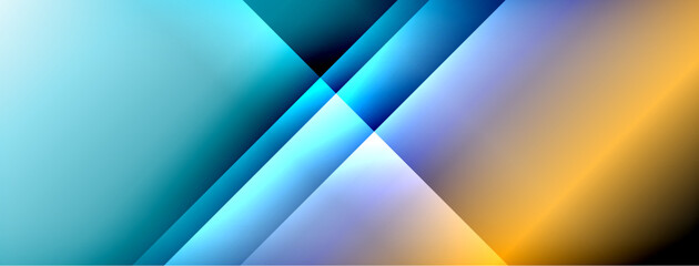 Dynamic shadow lines with gradient colors geometric background