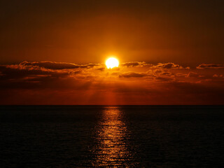 Corse - Bonifacio - Coucher de soleil