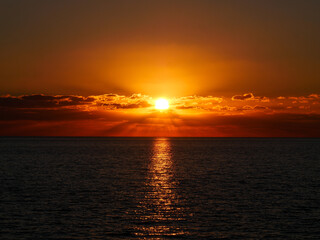 Corse - Bonifacio - Coucher de soleil