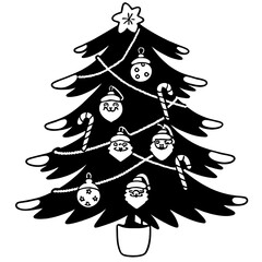 vector christmas tree