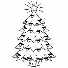 christmas tree vector