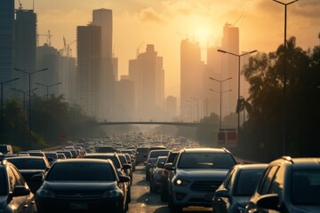 Impact of urban traffic and population density on air quality in city environments