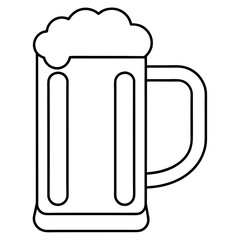 A simple Beer Mug vector