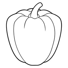A simple Bell Pepper vector