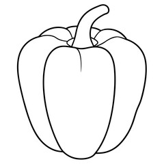 A simple Bell Pepper vector