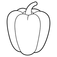 A simple Bell Pepper vector