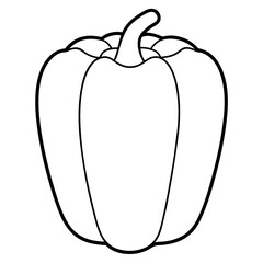 A simple Bell Pepper vector