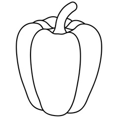 A simple Bell Pepper vector