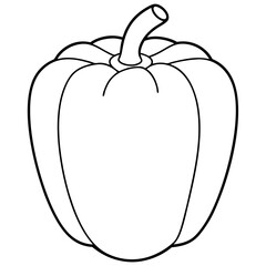 A simple Bell Pepper vector