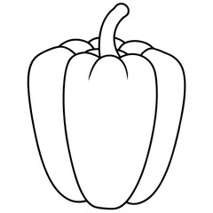 A simple Bell Pepper vector
