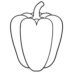 A simple Bell Pepper vector