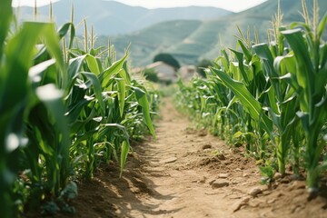 Obraz premium Enhancing ecosystem resilience by preserving agricultural biodiversity and crop variety