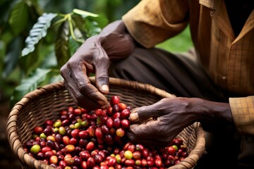 The art and process of coffee harvesting  from cherry picking to quality control