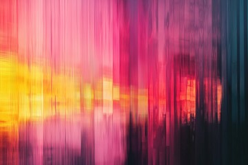 Abstract colorful sunrise with vibrant streaks