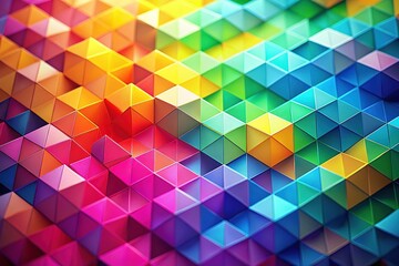 Obraz premium Abstract Geometric Gradient Tilt-Shift Background
