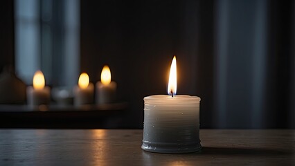 candles in the church