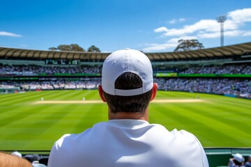 A cricket scoreboard displaying the tense final moments of a match, with players and fans anxiously watching