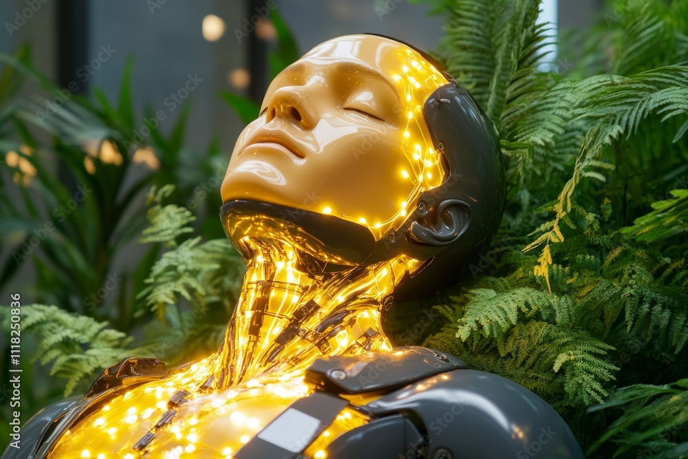Poster A magical CPR mannequin glowing with enchanted light, used in a whimsical training session set in a fantastical world