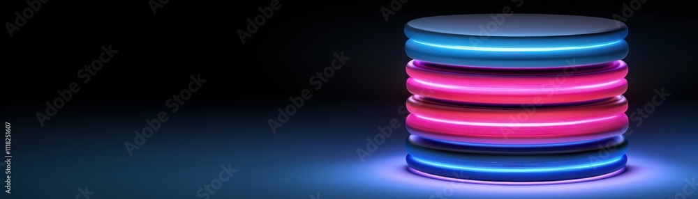 Poster ai-driven quantum computing visualization digital art futuristic environment abstract concept