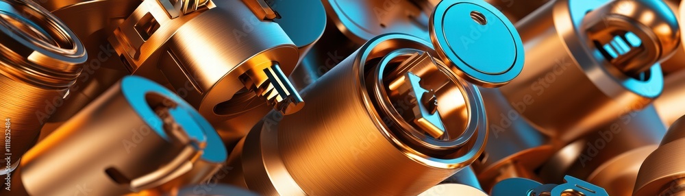 Poster quantum computing breakthroughs exploring ai-enhanced systems in a futuristic lab environment