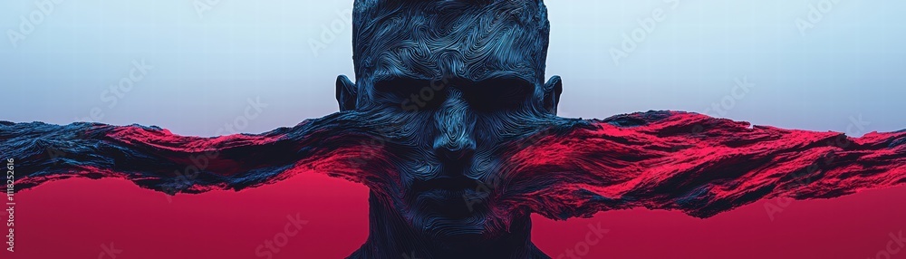 Poster generative ai collaboration in quantum computing a futuristic art perspective in digital medium