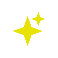sparkle star icon. simple star burst symbol. transparent png and vector illustration.