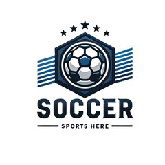 Obraz premium illustration of a modern football logo