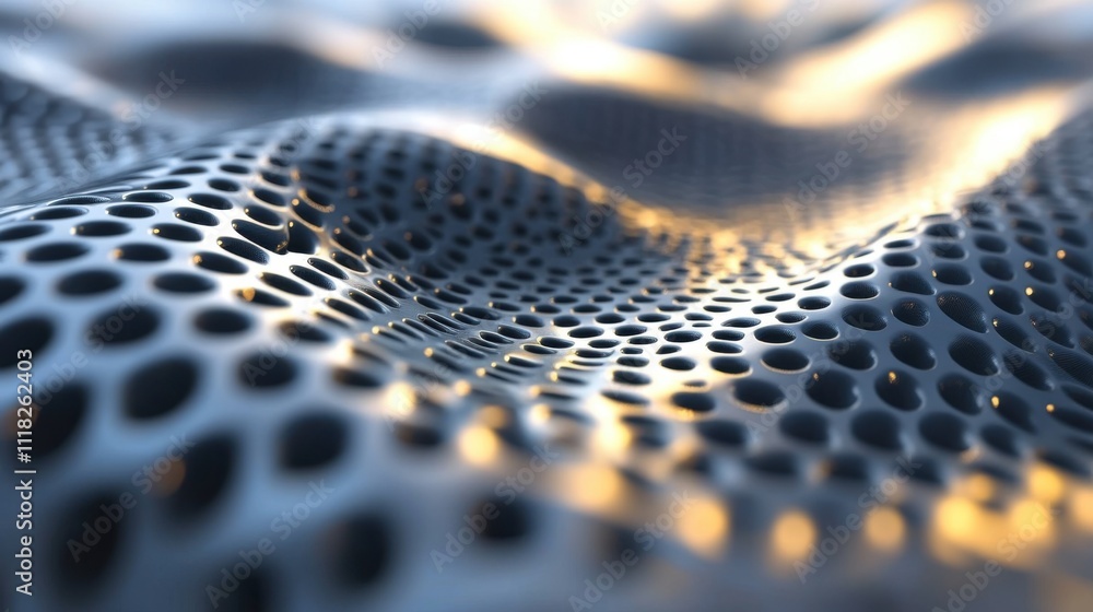 Poster this dynamic display features shapes morphing continuously, showcasing an array of forms and texture