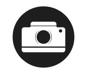 Camera icon image design. Photo camera in flat style. Camera symbol.
