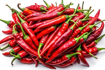 Urban Exploration: Cayenne Peppers - Cabai Rawit, Isolated