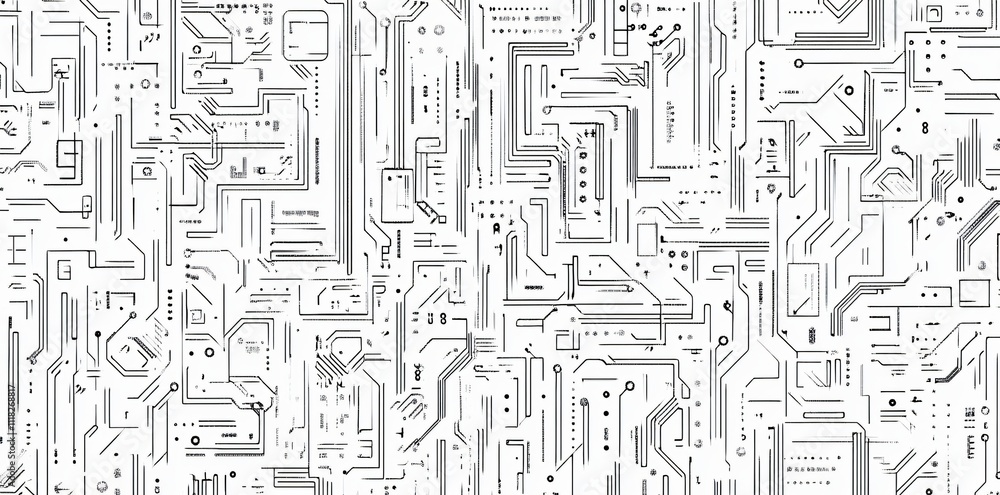 Poster abstract technology circuit board background high tech digital pattern