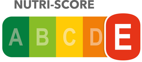 Nutri-Score Labels from A to E