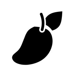 mango fruit icon for graphic design