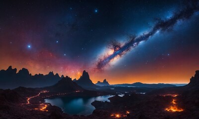 우주오로라 멋진우주배경