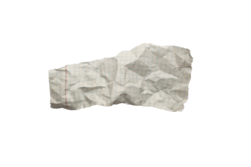 Wrinkled or crumpled checkered white paper texture used as a white paper background texture in design