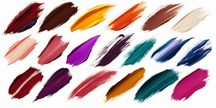 Collection of Colorful Swatches in Grid Pattern