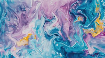 Fototapeta premium Abstract artistic background with epoxy resin. Vibrant and fluid design.