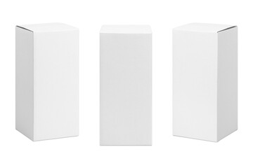 a box with a picture of a person in a white box